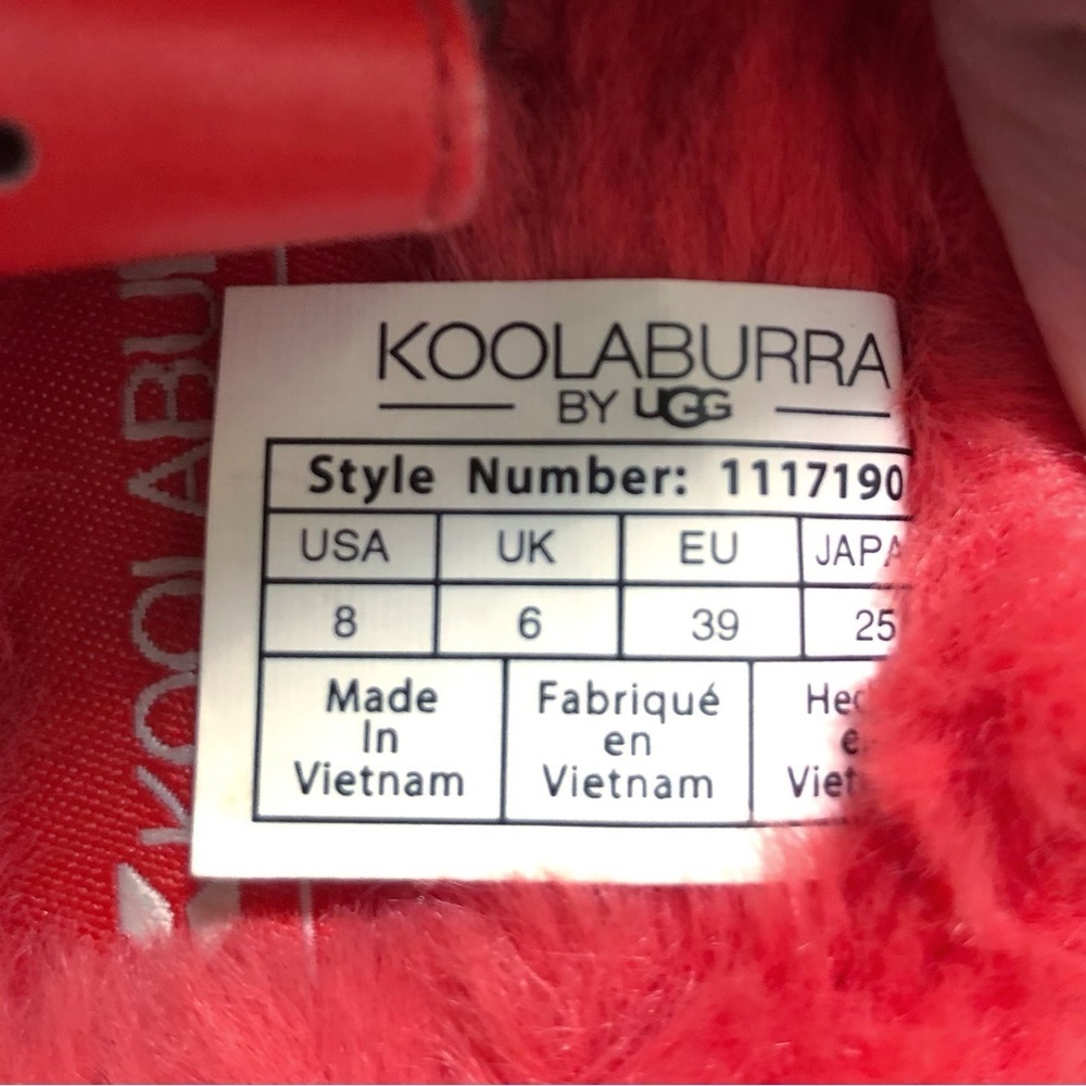 Koolaburra by UGG Women's Fuzz-Ee slipper/sandal hybrid Size 8 - Picture 7 of 9